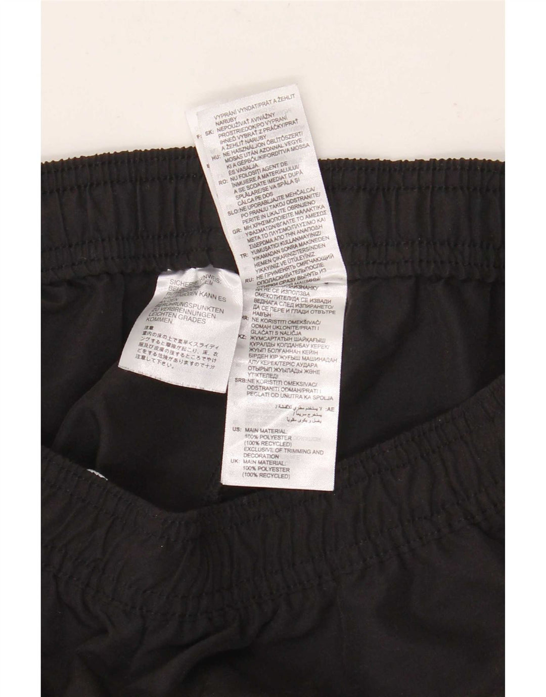 Pantaloni da tuta Adidas Aeroready da uomo piccoli in poliestere nero