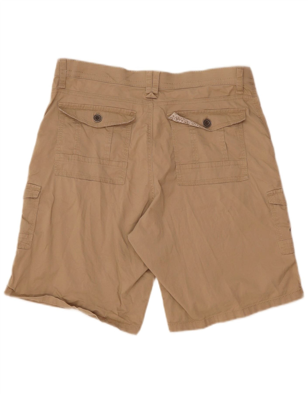 Pantaloncini cargo vintage da donna US14 W34 cotone kaki