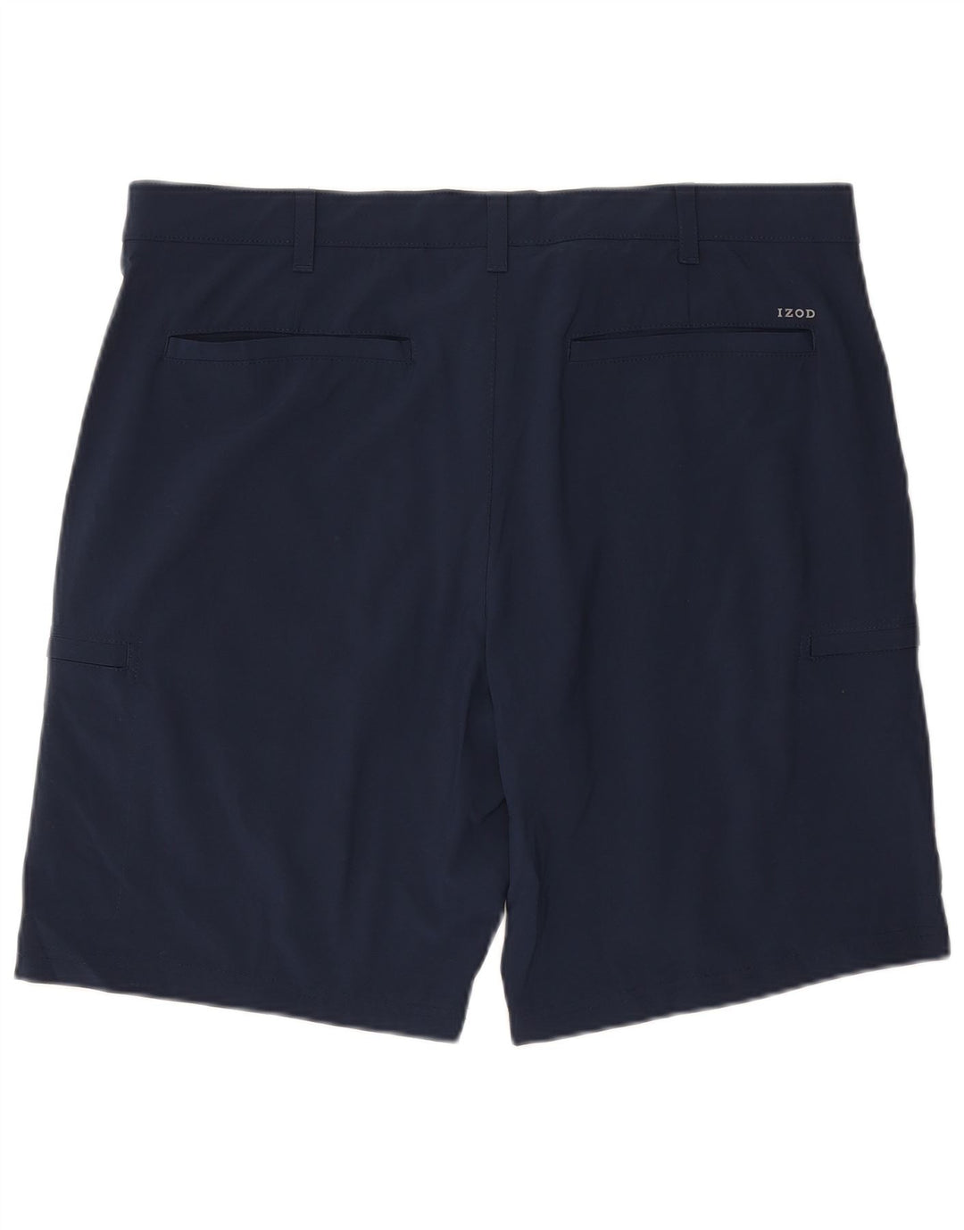 Pantaloncini cargo da uomo IZOD W38 XL poliestere blu navy