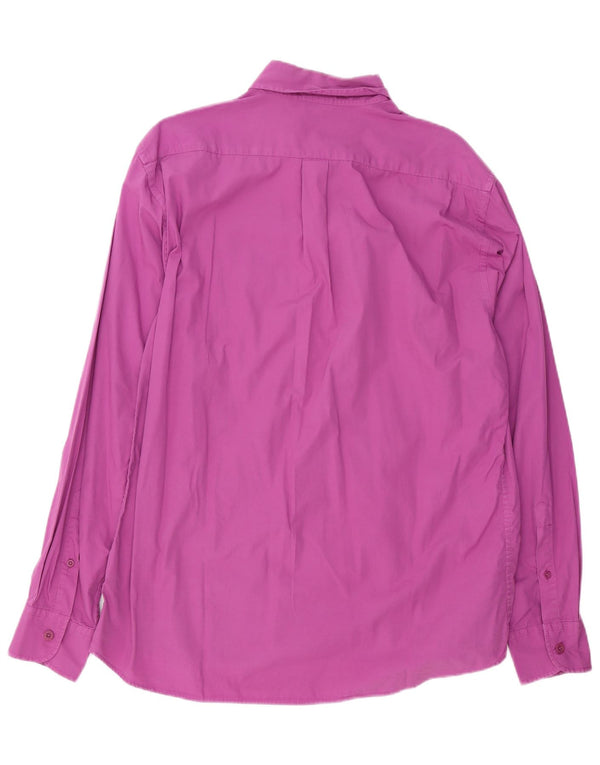 Camicia da uomo NORTH SAILS XL in cotone viola