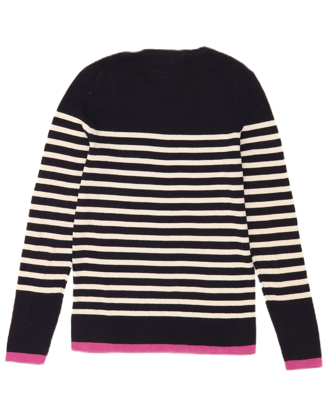 Maglione maglione girocollo da donna Massimo Dutti UK 12 medio blu navy