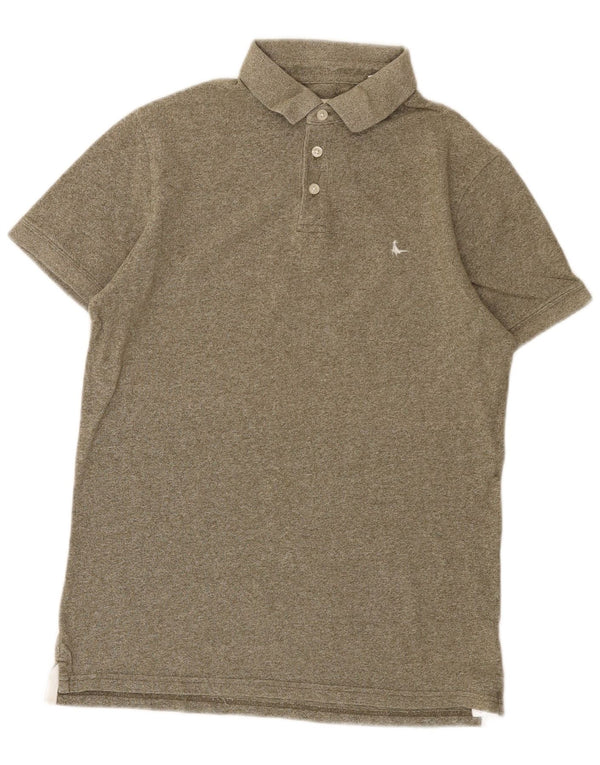Polo da uomo Jack Wills XS in cotone screziato kaki