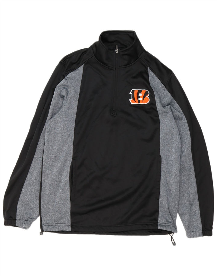 Felpa con grafica grafica Cincinnati Bengals da uomo della NFL, media nera