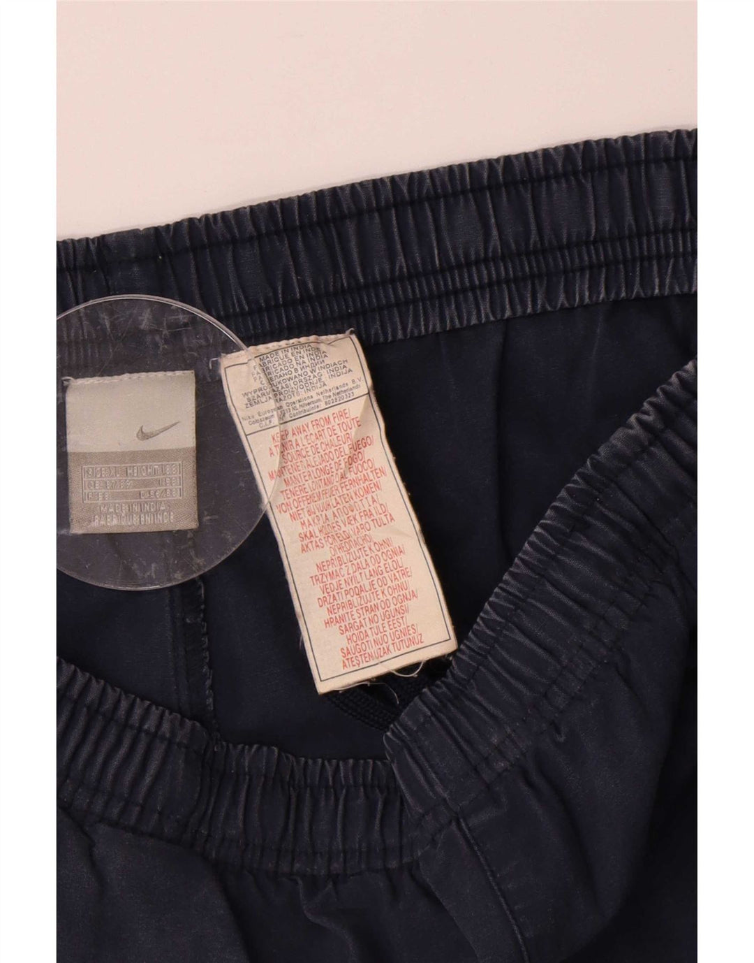 Pantaloni da tuta Nike da uomo XL in poliestere blu navy