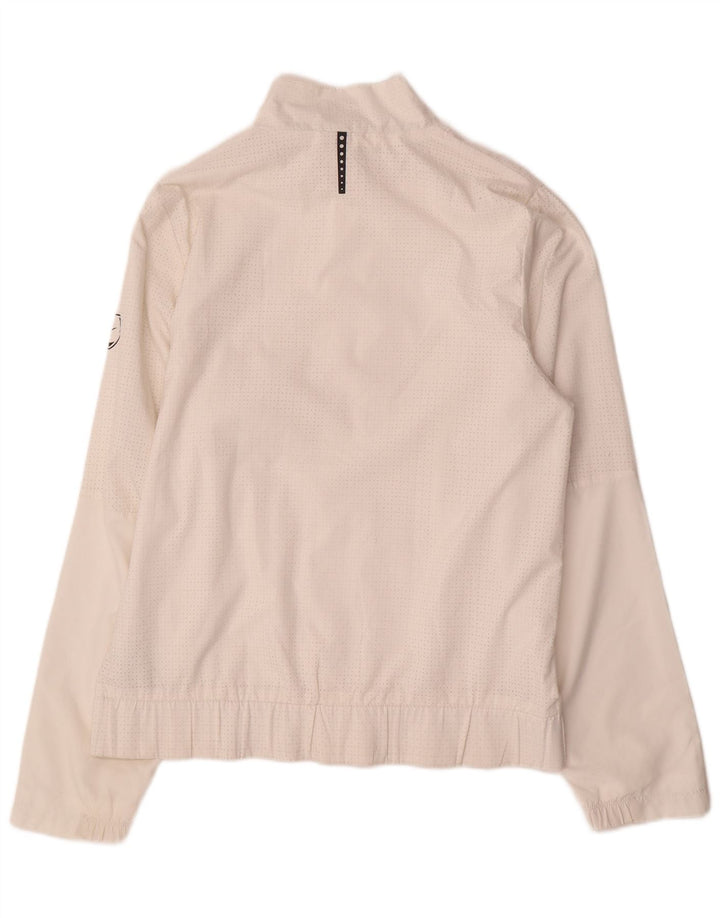 Giacca da tuta da uomo Nike Juventus UK 38/40 poliestere bianco medio