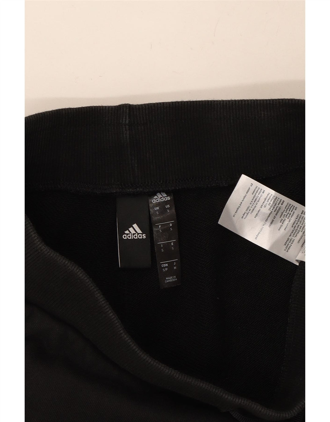 ADIDAS Mens Graphic Sport Shorts Small  Black Cotton