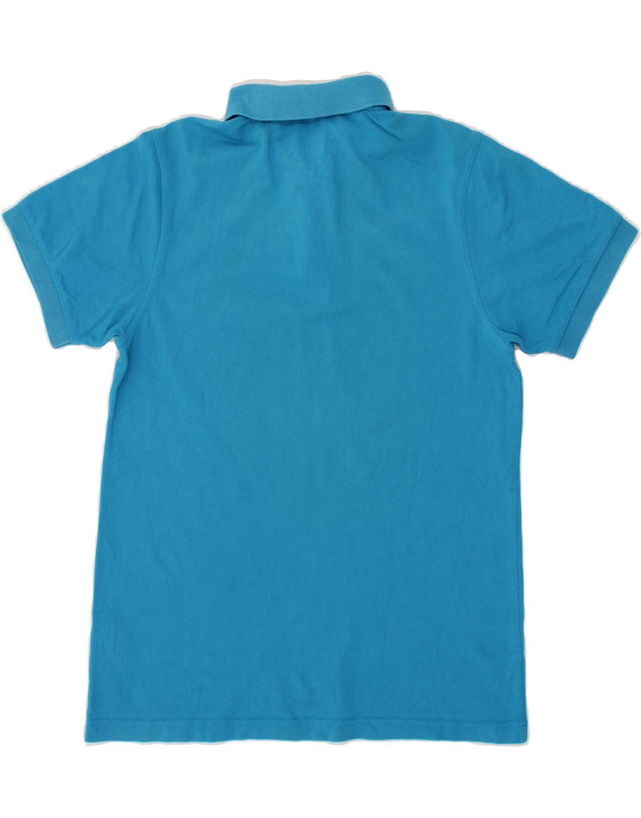 TOMMY HILFIGER Mens Polo Shirt Large Blue Cotton Vintage Tommy Hilfiger and Second-Hand Tommy Hilfiger from Messina Hembry 