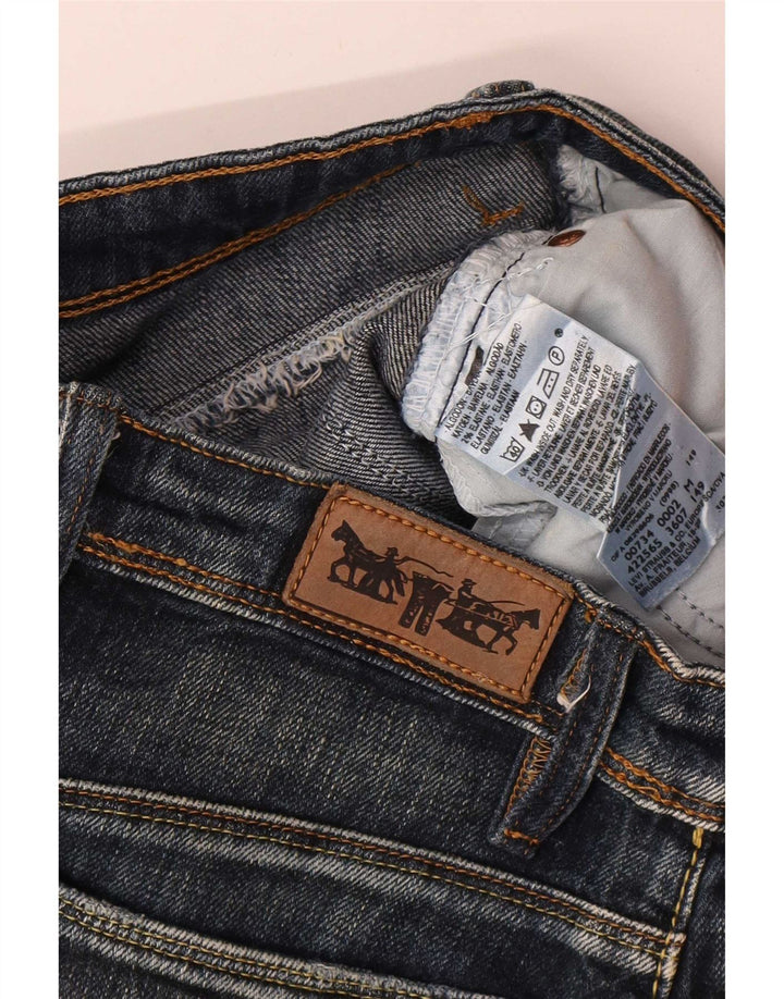 Gonna in denim da donna Levi's media W30 in cotone blu