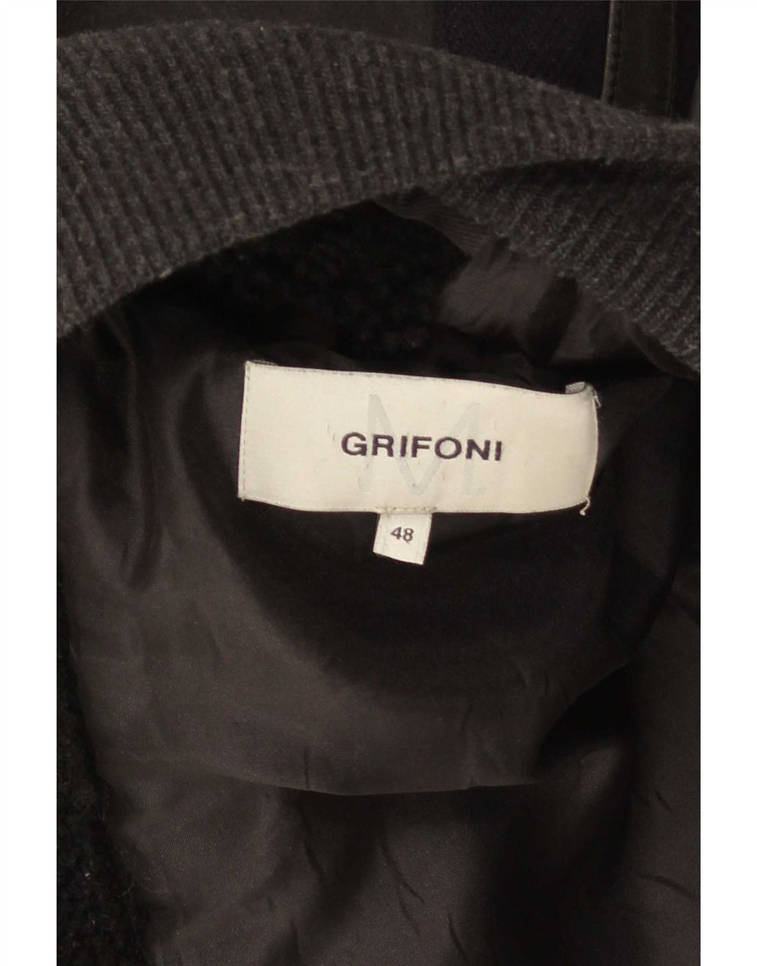 Giubbotto Bomber Uomo Grifoni IT 48 Medium Nero Colourblock