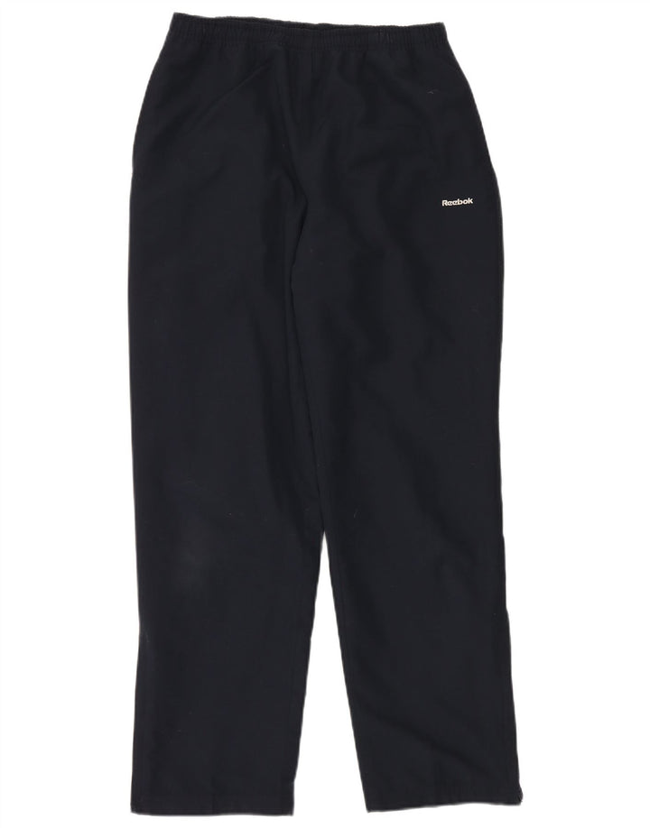 Pantaloni da tuta da donna REEBOK UK 12 Medium Blu Navy Poliestere