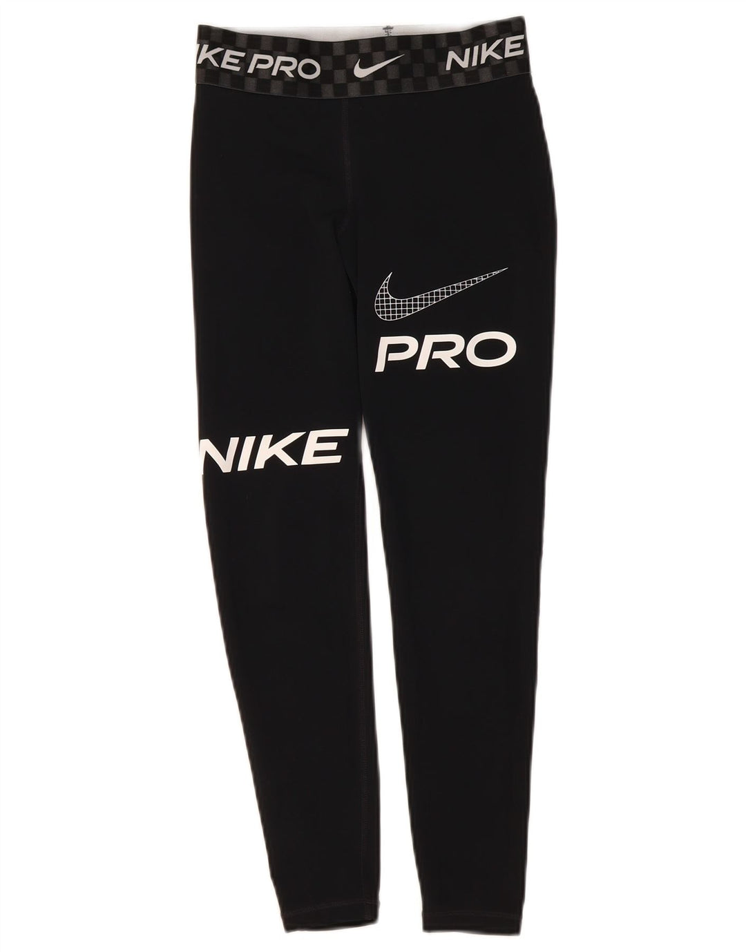 Leggings Nike Dri Fit Graphic Crop da donna UK 8 Small neri