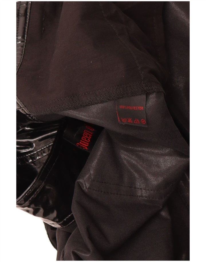 QUEEN OF DARKNESS Gonna lunga da donna a trapezio piccola W28 nera gotica