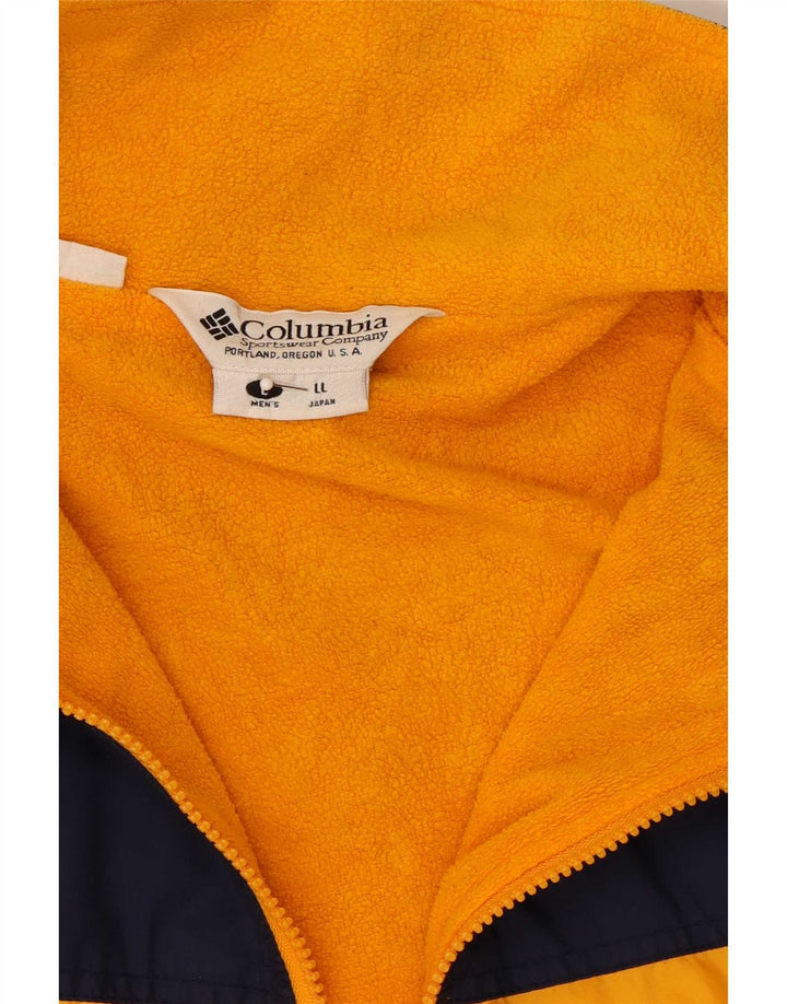 Giacca a vento da uomo Columbia UK 40 Large Yellow Colourblock