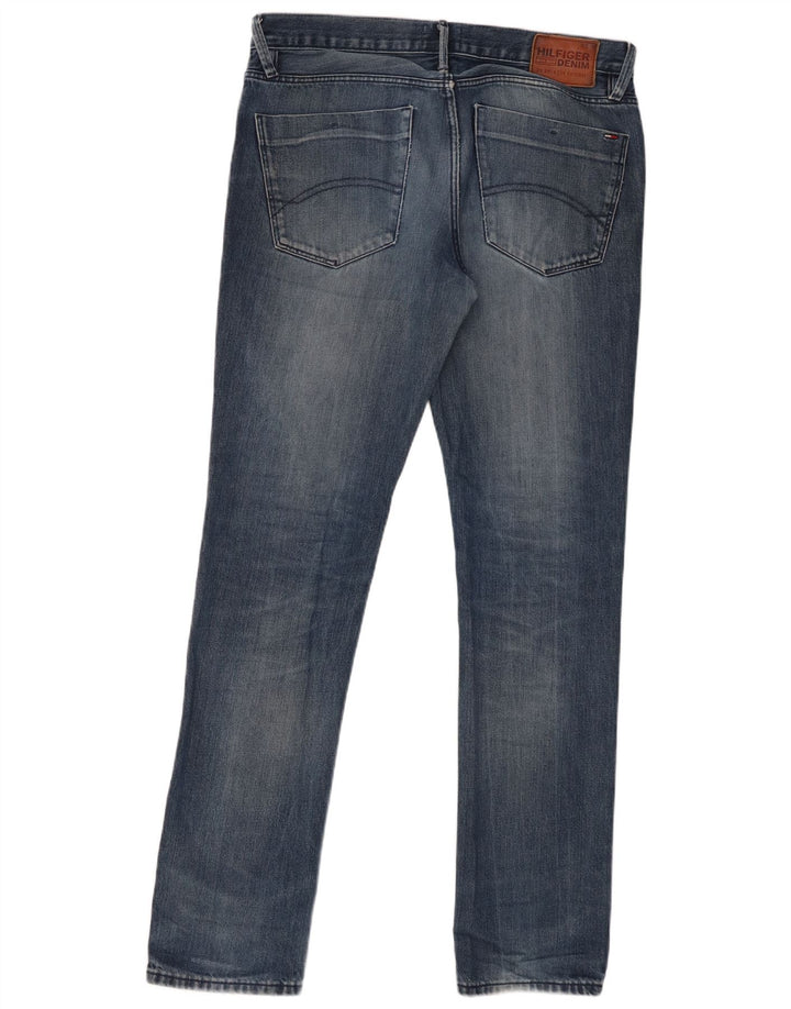 Jeans slim da uomo Tommy Hilfiger W33 L34 Blu navy