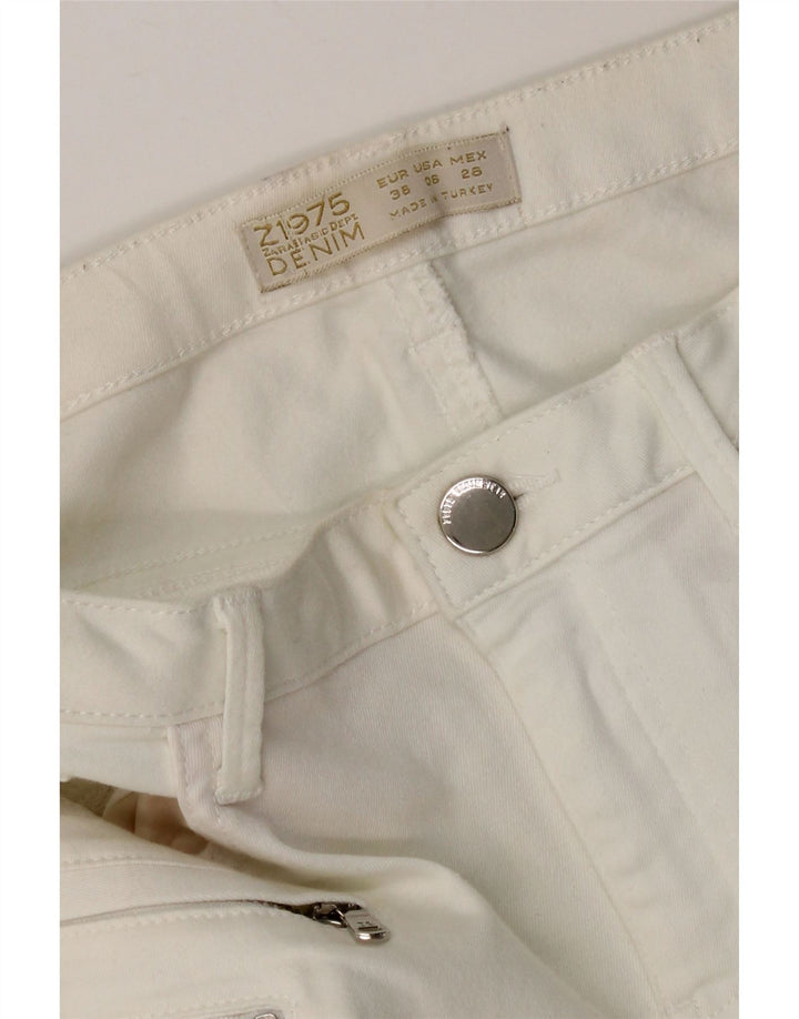 Jeans skinny da donna Zara EU 38 Small W28 L28 Bianco