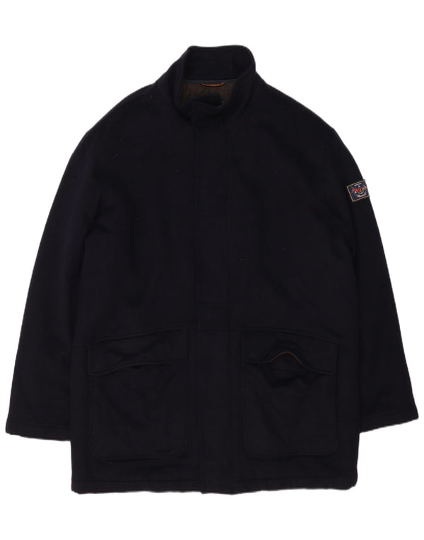 Cappotto giacca a vento da uomo Amerigo Vespucci UK 40 Large Blu Navy