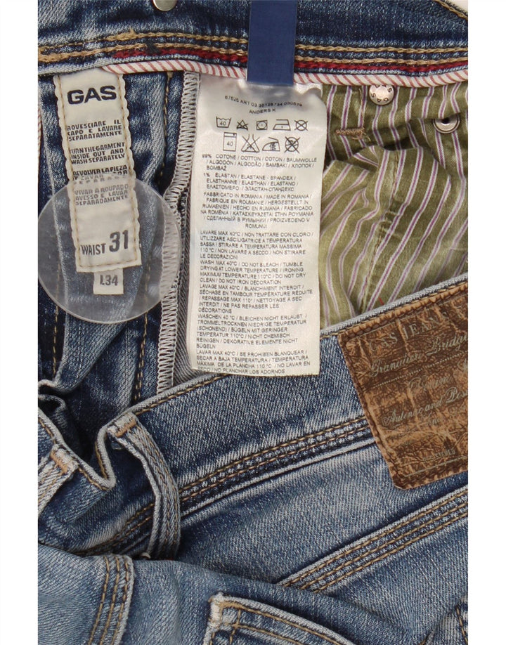 Jeans slim da donna Gas W31 L34 cotone blu