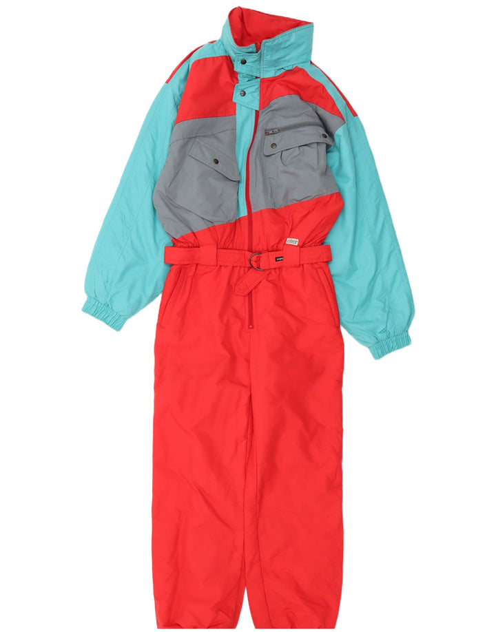 Tuta da sci da uomo con cappuccio Etirel Small Red Colourblock