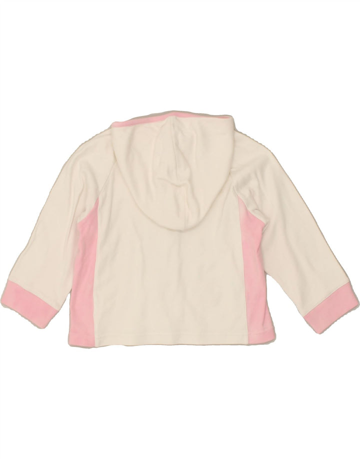 PUMA Girls Zip Hoodie Sweater 7-8 Years Small White Colourblock | Vintage Puma | Thrift | Second-Hand Puma | Used Clothing | Messina Hembry 