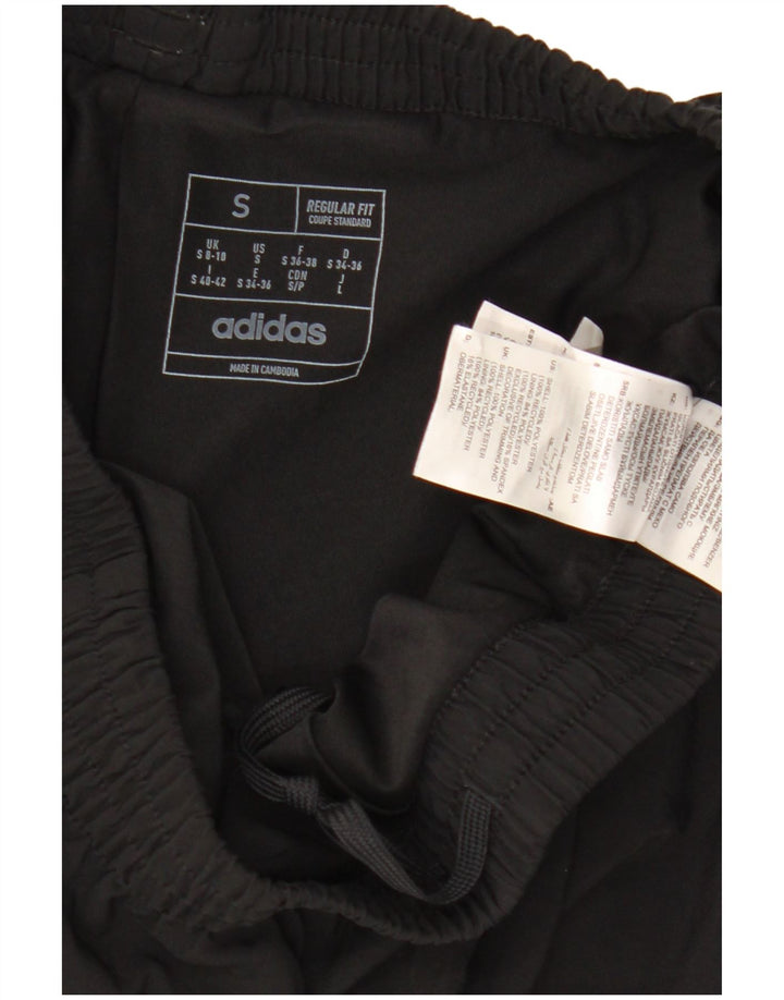 Pantaloncini sportivi Adidas da donna vestibilità regolare UK 8/10 piccoli poliestere nero