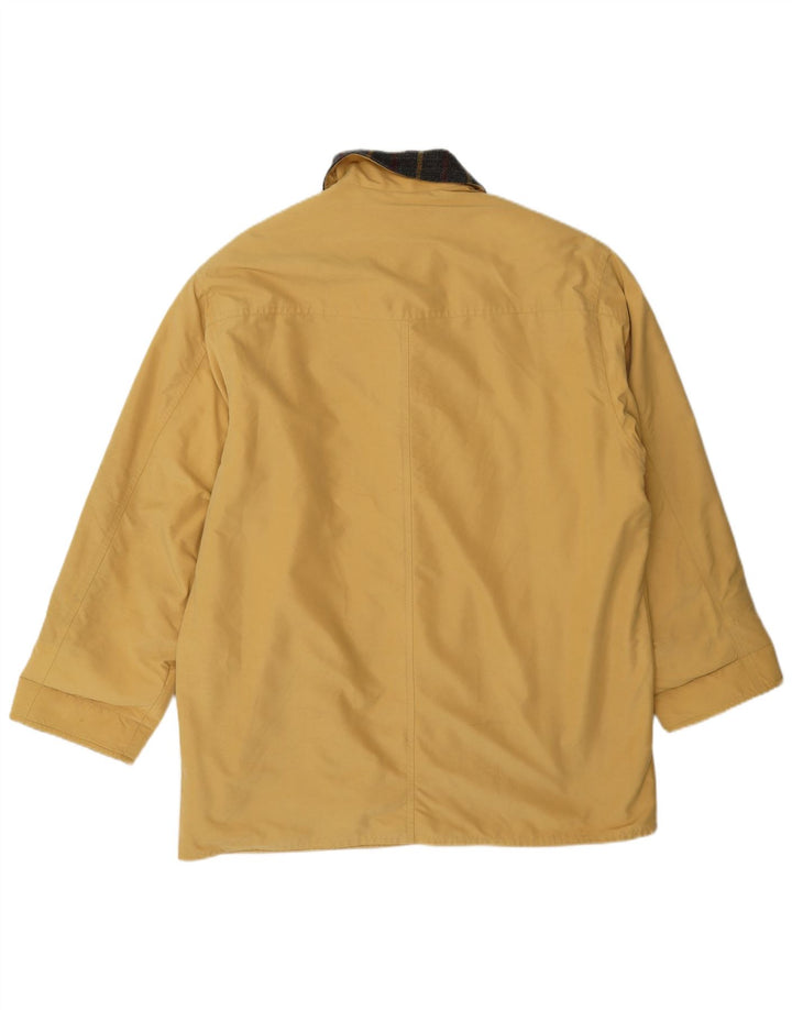 Cappotto da donna Henry White UK 14 Poliestere a quadri giallo medio