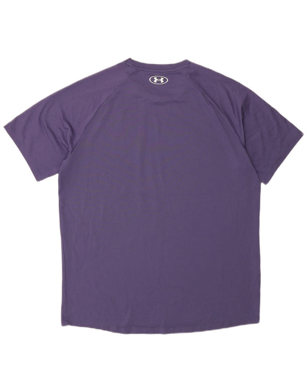 Maglietta grafica da uomo Under Armour Top grande viola
