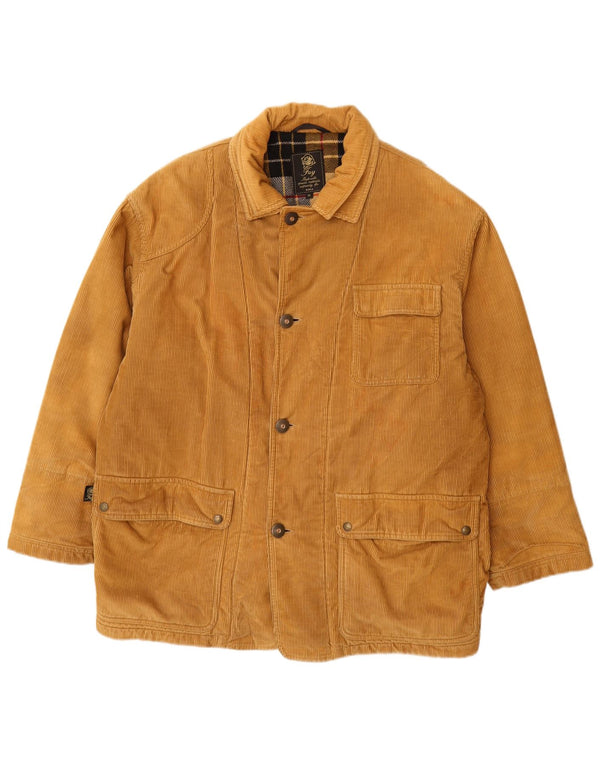 Giacca a vento in velluto a coste da uomo Fay UK 38 Cotone beige medio