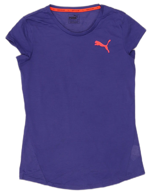 T-shirt da donna Puma UK 10 piccola viola in poliestere