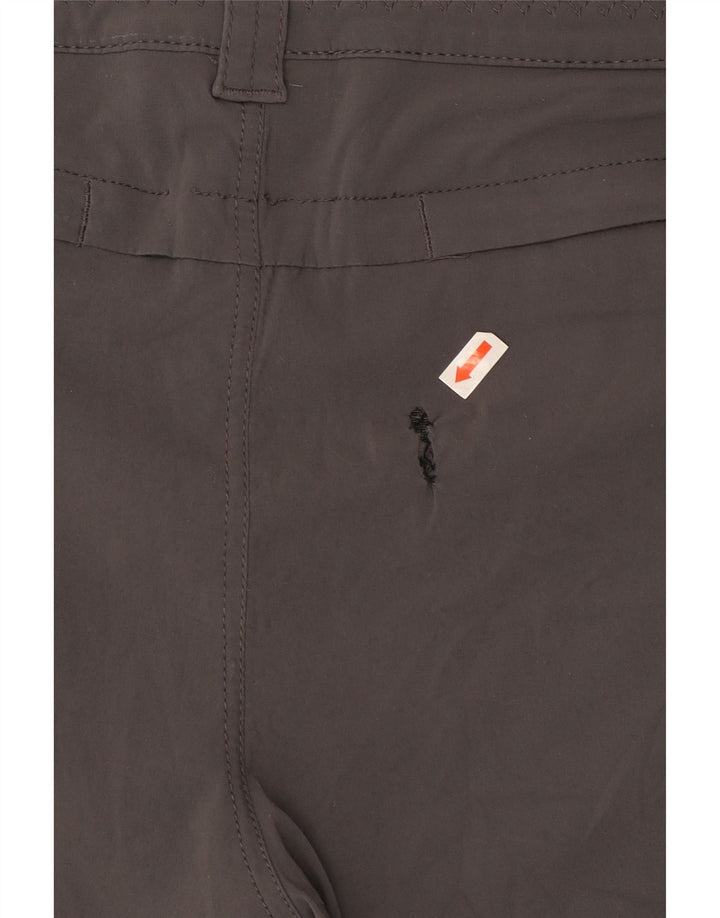 Pantaloncini da trekking da donna Eddie Bauer US 10 Large W32 Nylon grigio