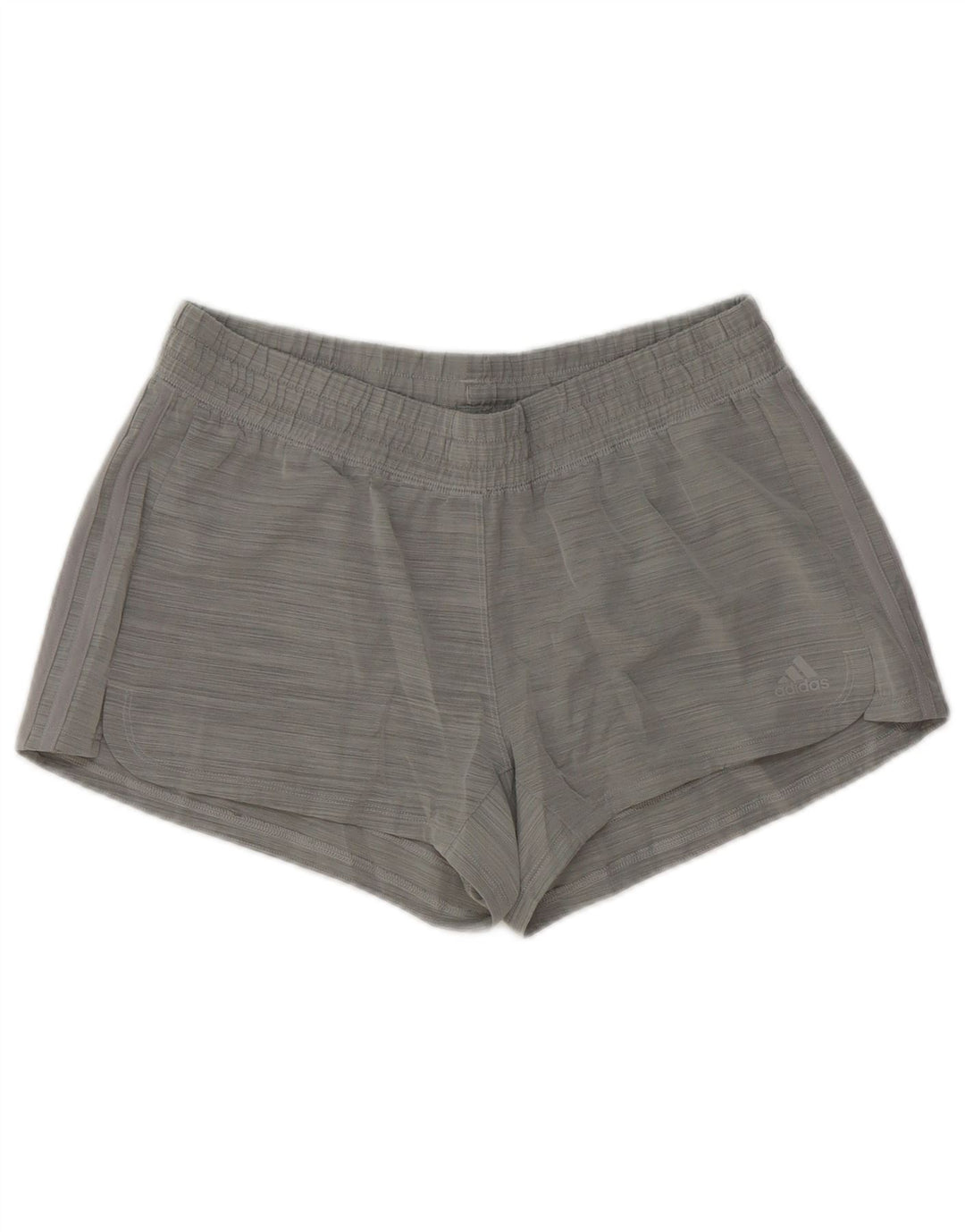 Pantaloncini sportivi Adidas da donna UK 12/14 Poliestere gessato grigio medio