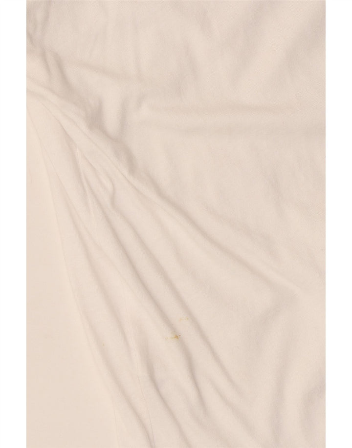 Top Zara da donna a maniche lunghe UK 18 XL cotone bianco
