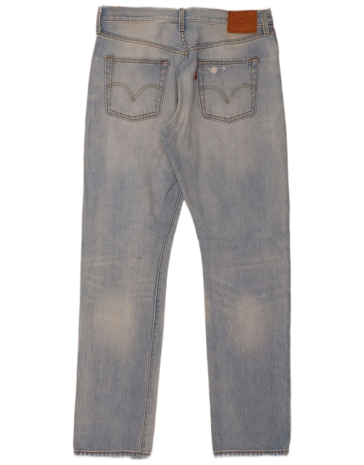 Jeans slim invecchiati da uomo Levi's W29 L32 in cotone blu