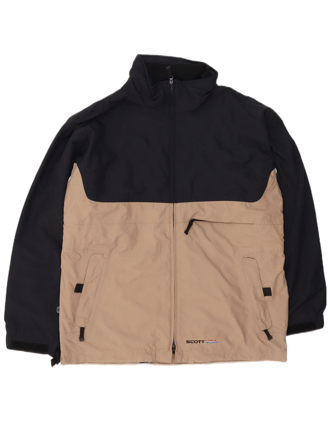 Giacca a vento da uomo Scott UK 42 XL Poliammide color block nero