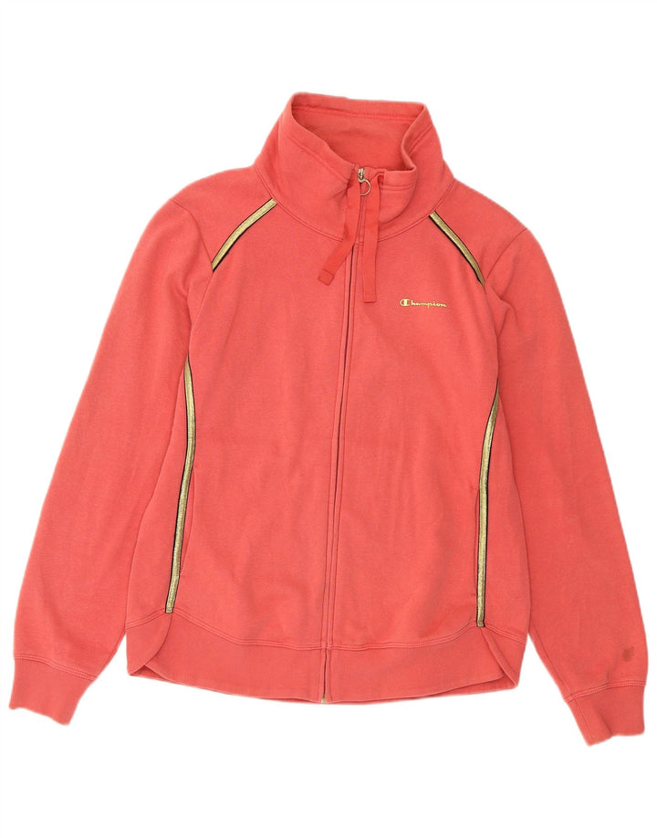 Giacca da tuta da donna CHAMPION UK 10 piccola in cotone rosa