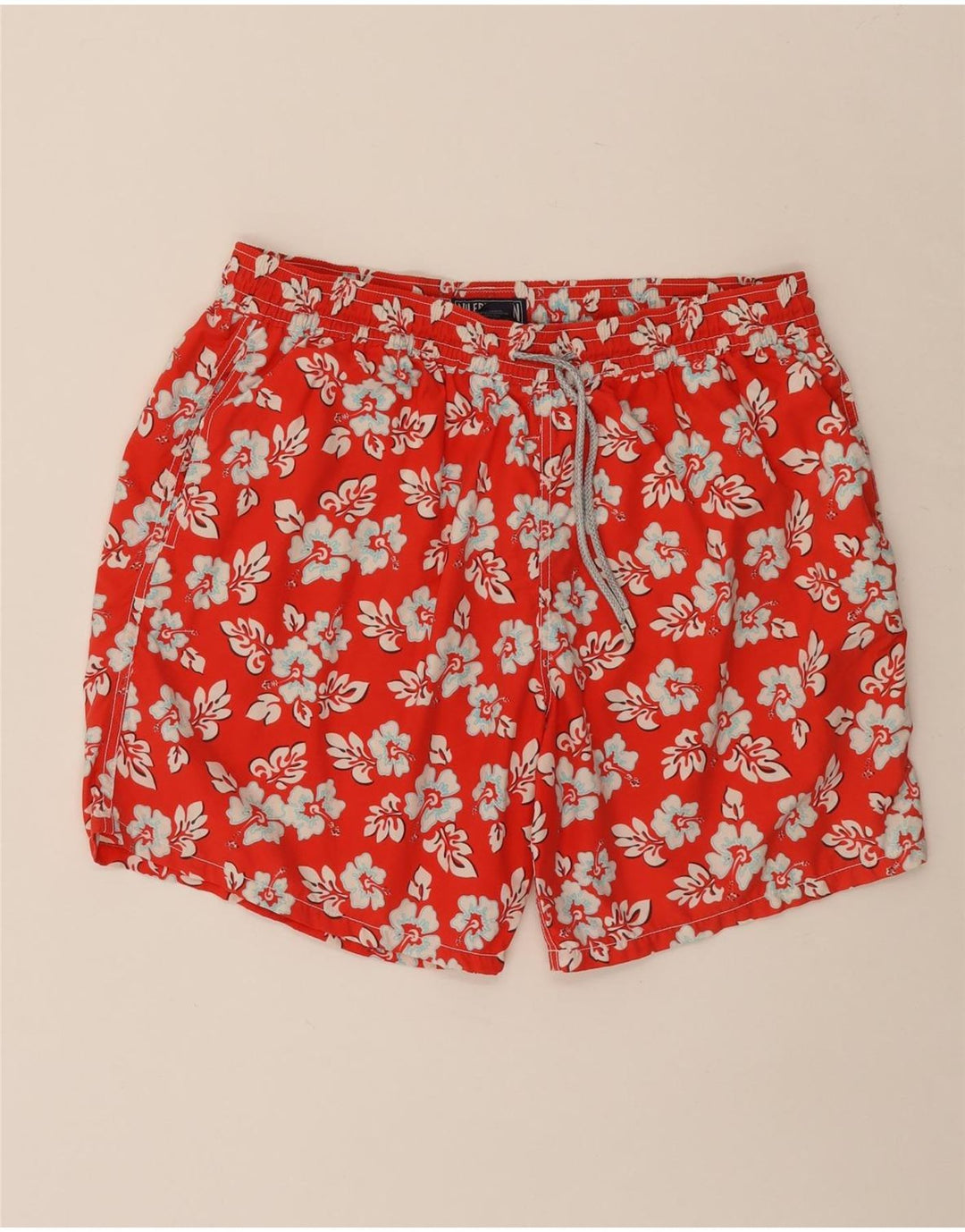 VILEBREQUIN Mens Swimming Shorts 3XL  Red Floral Polyamide
