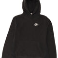 Felpa con cappuccio da ragazzo Nike 10-11 anni cotone nero medio