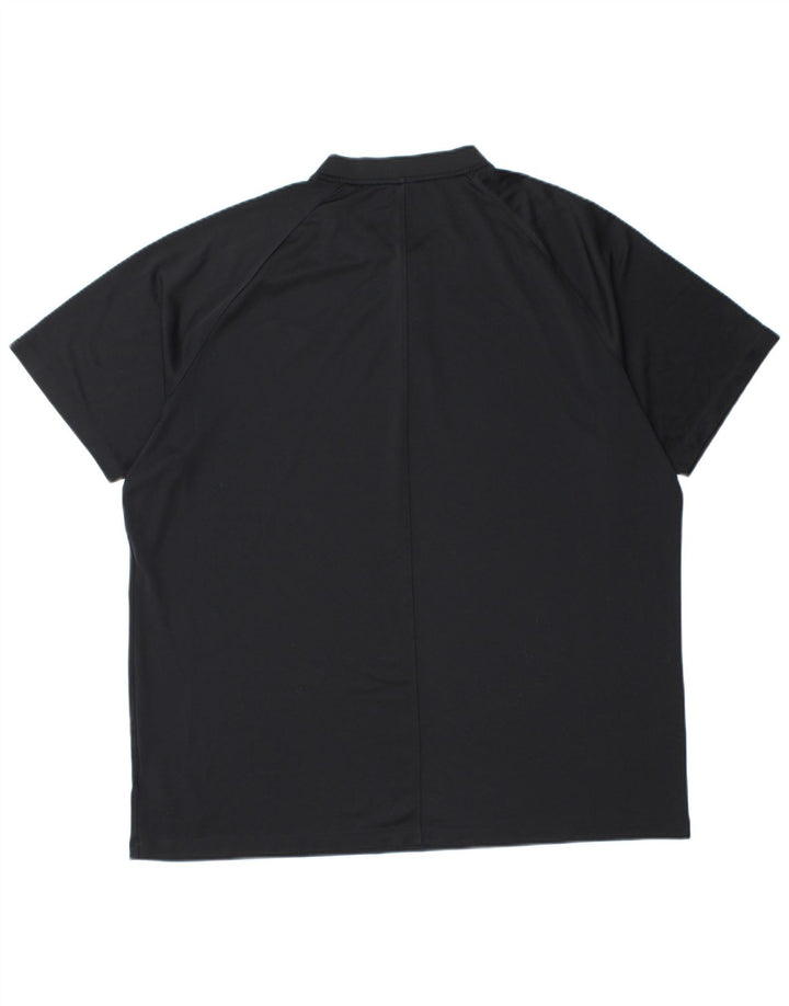 T-shirt Nike Dri Fit da uomo 2XL nera in poliestere
