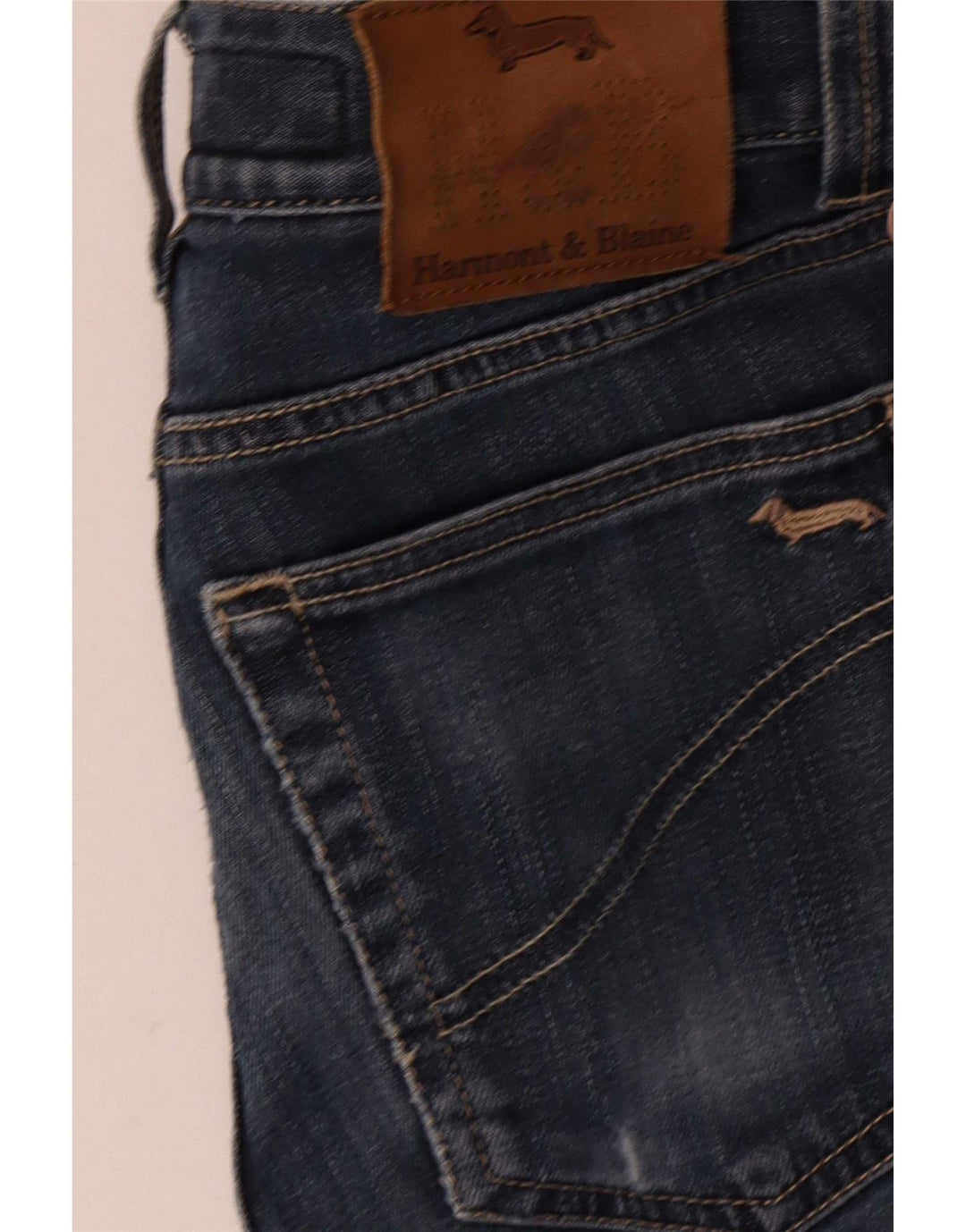 Jeans slim da uomo Harmont & Blaine W30 L32 cotone blu navy