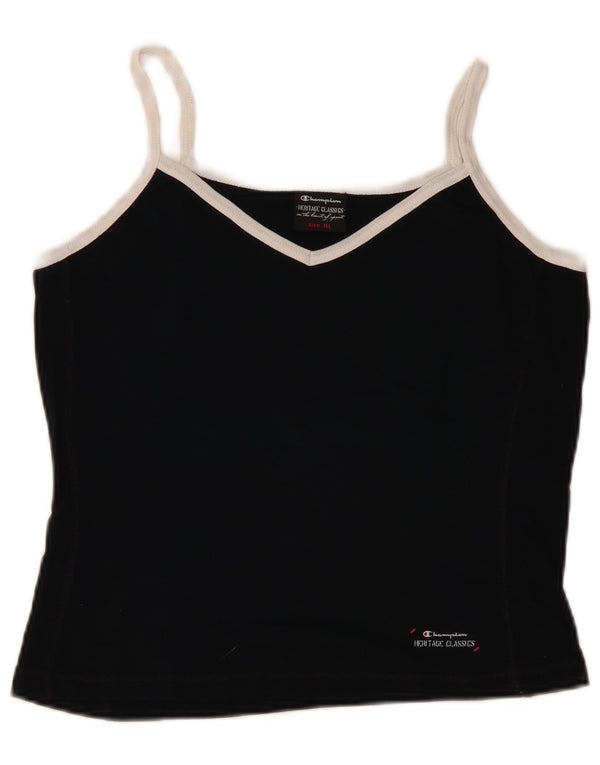 Canottiera Champion da donna Heritage Classics UK 18 XL cotone nero