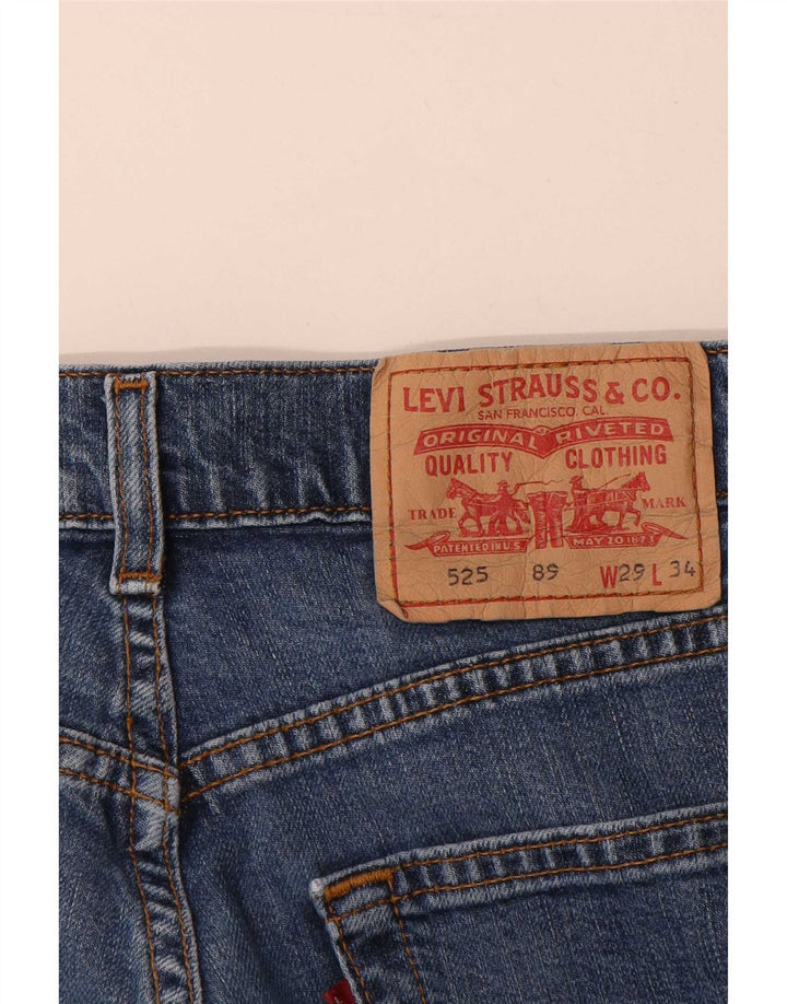 Jeans Levi's 525 Bootcut da donna W29 L30 in cotone blu