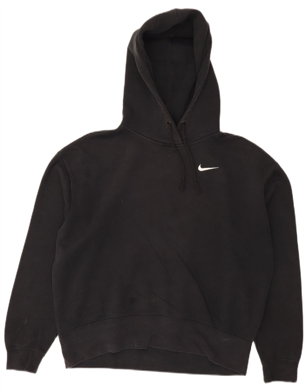 Felpa con cappuccio da donna Nike Small in cotone nero
