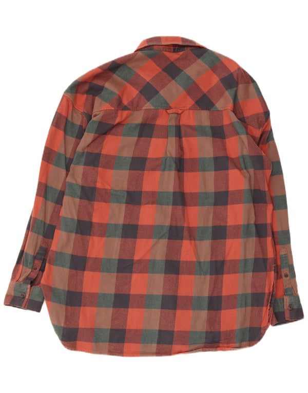 Camicia di flanella da donna Fat Face UK 12 Cotone a quadretti multicolore medio