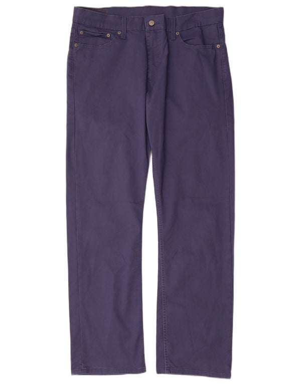 Levi's Uomo 514 Pantaloni casual dritti W36 L32 Cotone viola