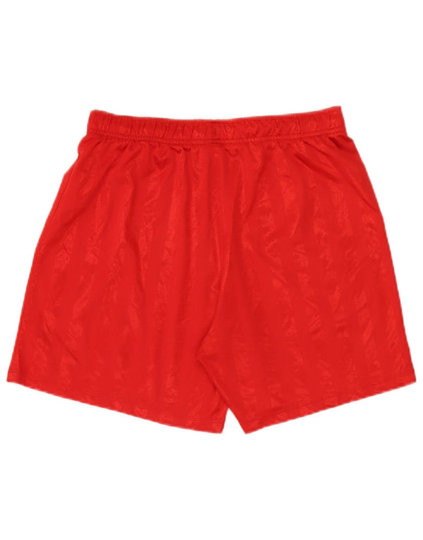 Pantaloncini sportivi Nike Dri Fit da uomo in poliestere a righe rosse medie