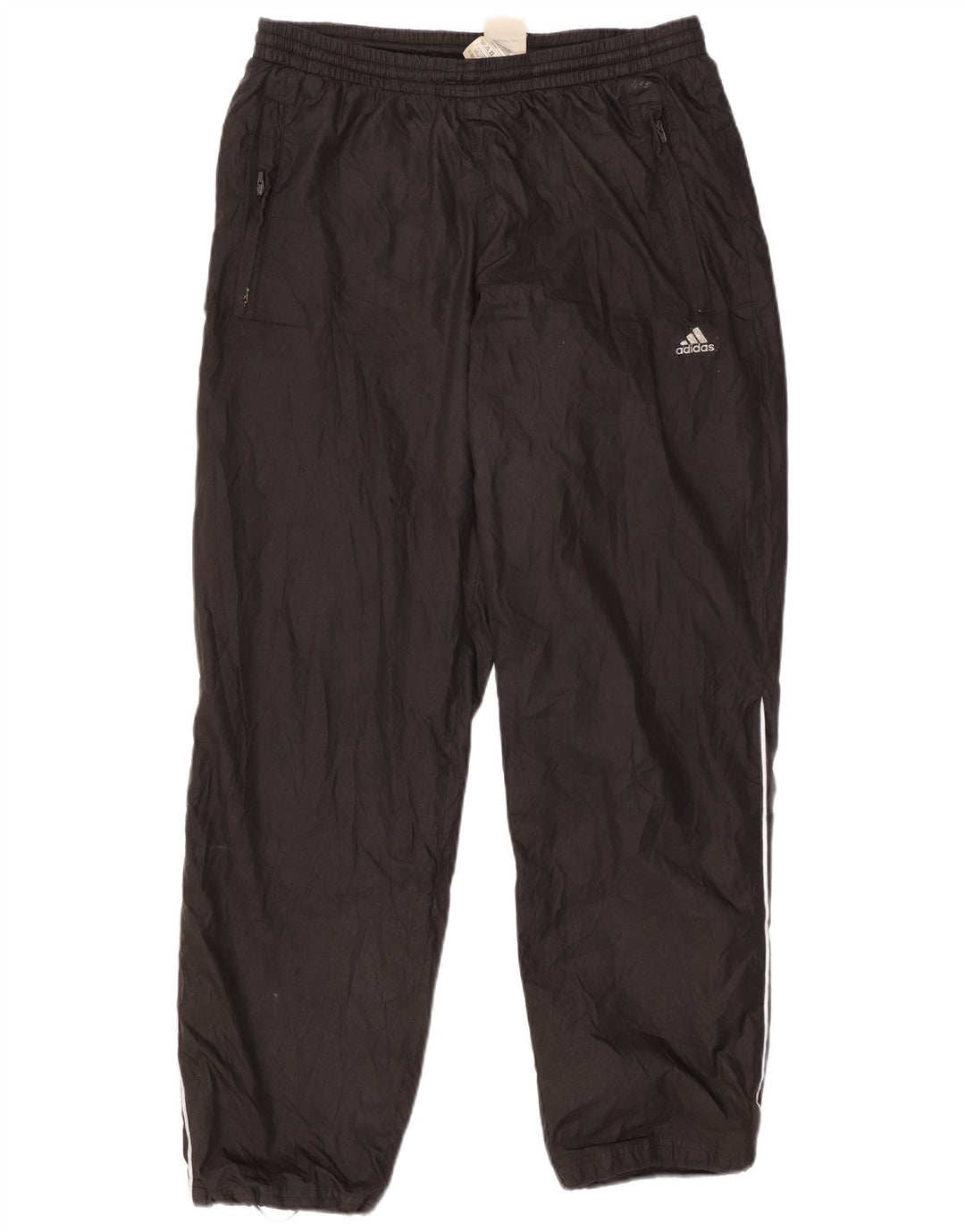 Pantaloni da tuta da uomo ADIDAS Joggers medio poliestere nero