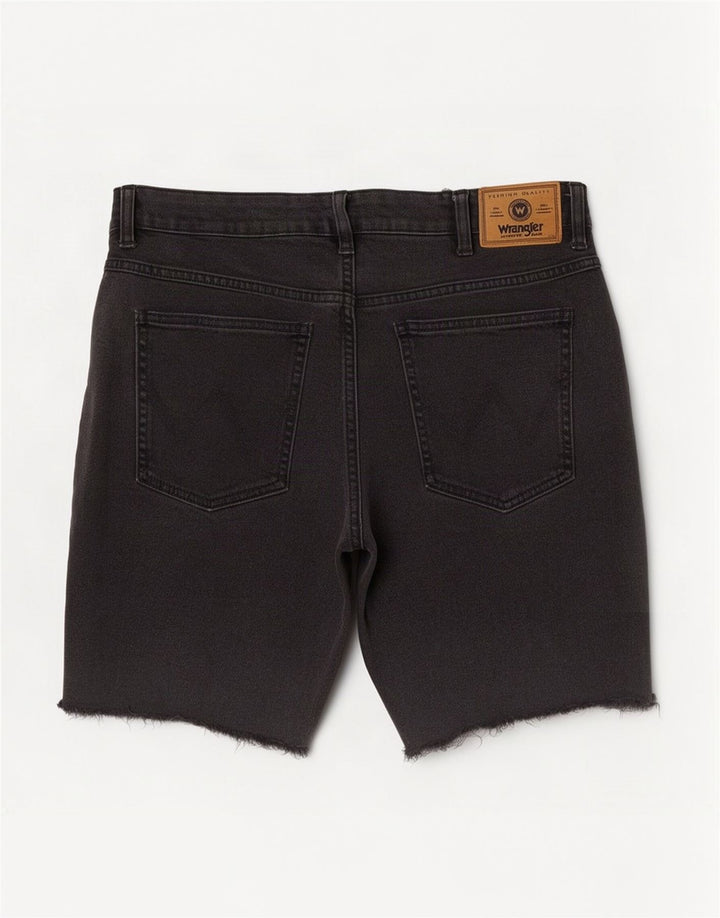 Pantaloncini di jeans da uomo Wrangler W34 grandi neri