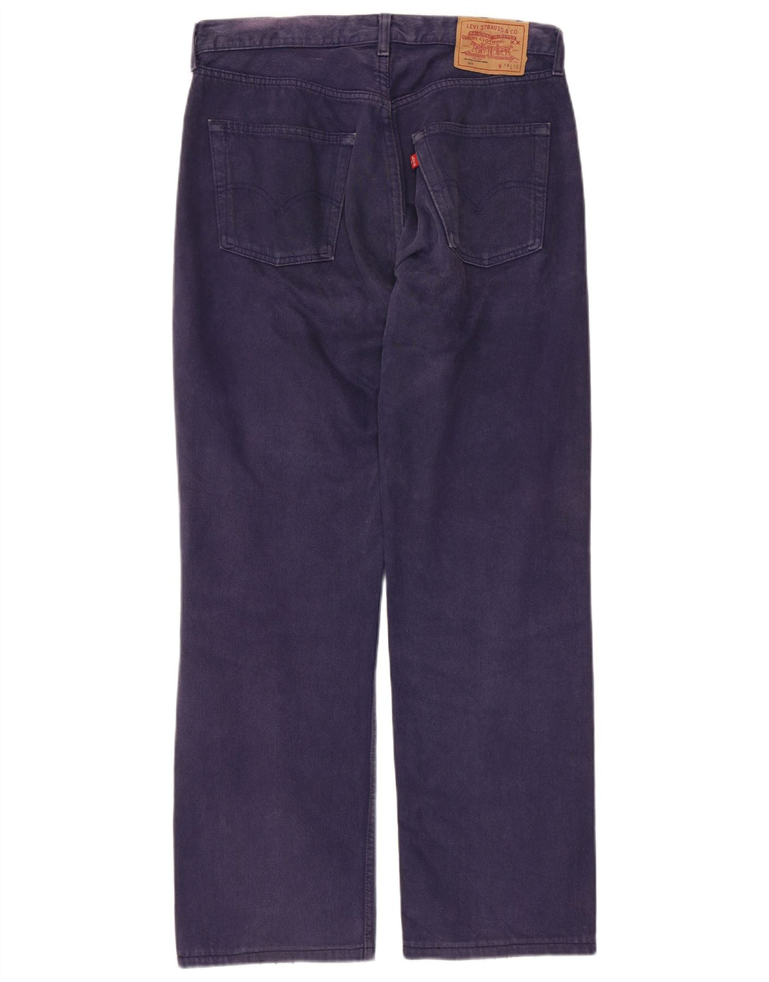 Levi's Uomo 501 Jeans dritti W34 L29 Cotone viola