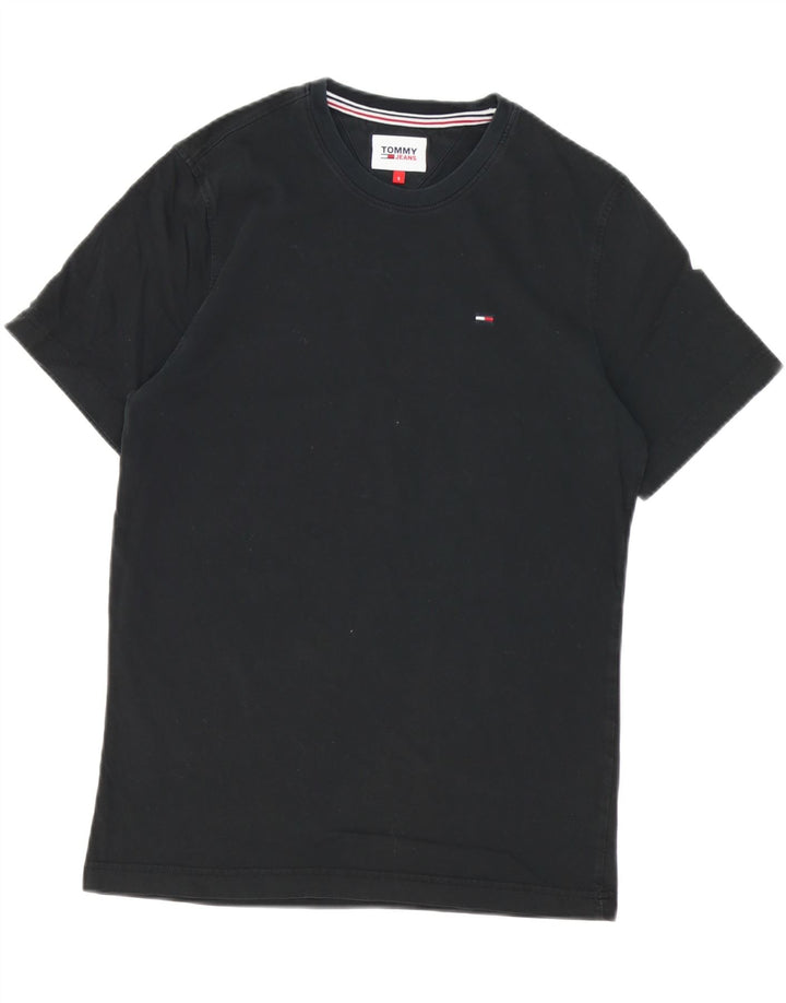 T-shirt da uomo Tommy Hilfiger Top piccola in cotone nero