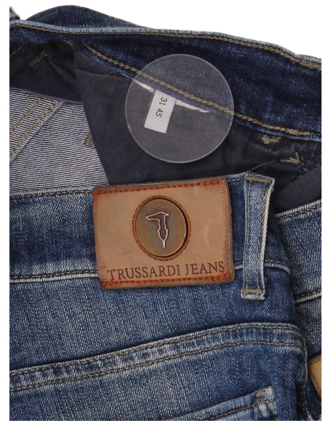 Jeans Skinny Uomo Trussardi W31 L34 Blu Navy