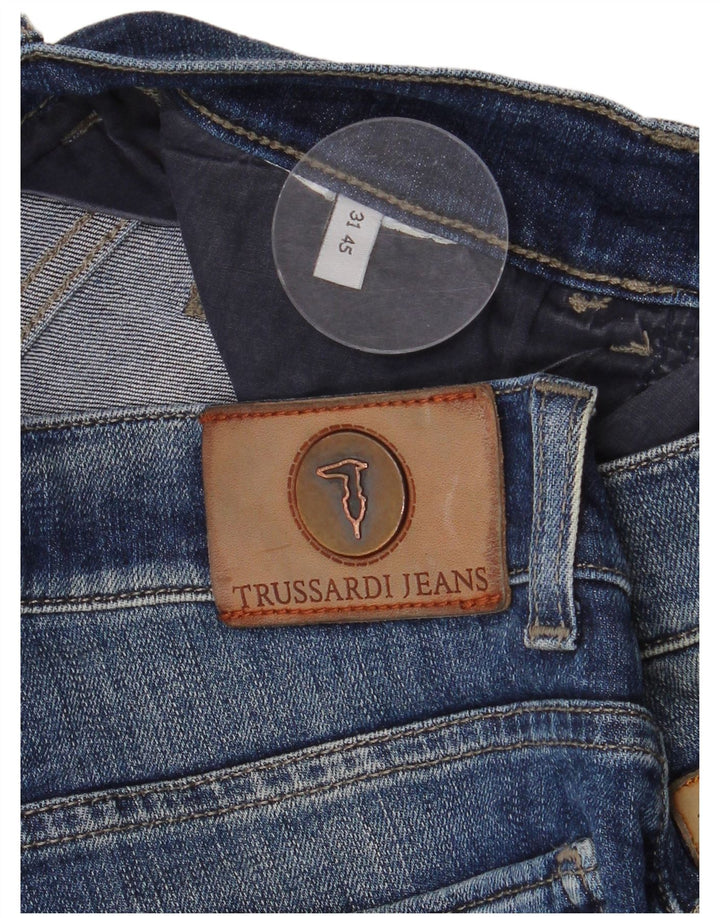 Jeans Skinny Uomo Trussardi W31 L34 Blu Navy